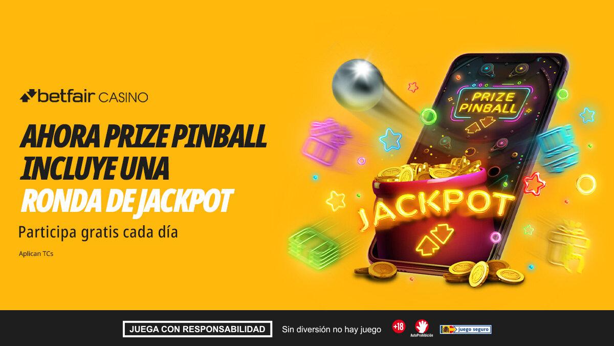 Prize Pinball Jackpot, la promoción de Betfair ahora reparte más premios diarios