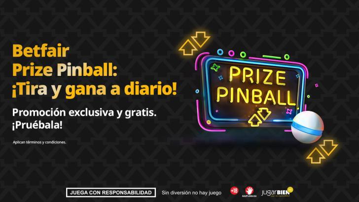 Betfair Prize Pinball, la nueva oportunidad para ganar premios gratis cada día
