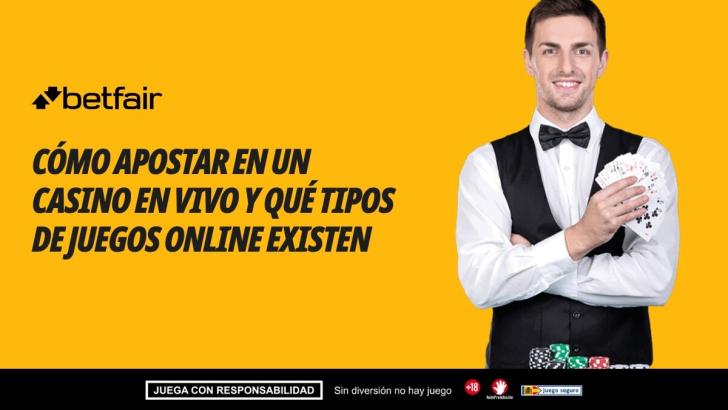 Cómo apostar en un casino en vivo y qué tipos de juegos online existen