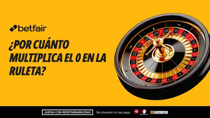 ¿Por cuánto multiplica el 0 en la ruleta?