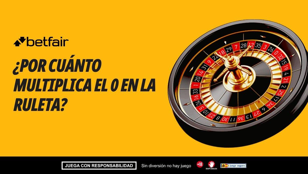 ¿Por cuánto multiplica el 0 en la ruleta?