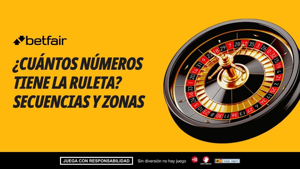 ¿Cuántos números tiene la ruleta? Secuencias y zonas