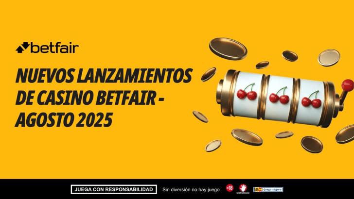 Betfair Casino: Nuevos lanzamientos de juegos en agosto