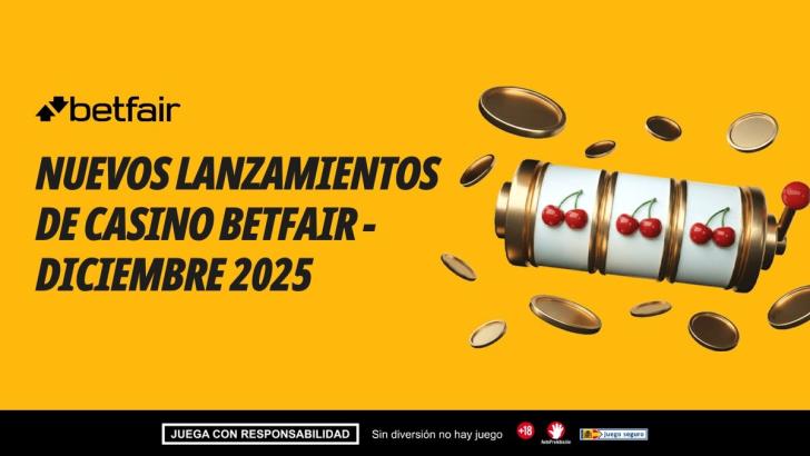 Betfair Casino: Nuevos lanzamientos de juegos en diciembre