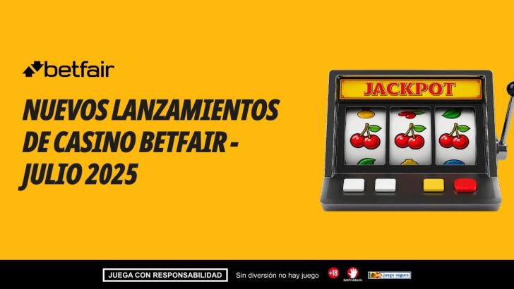 Betfair Casino: Nuevos lanzamientos de juegos en julio
