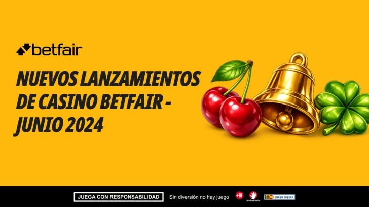 Betfair Casino: Nuevos lanzamientos de juegos en junio