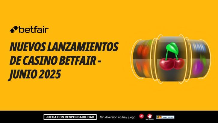 Betfair Casino: Nuevos lanzamientos de juegos en junio