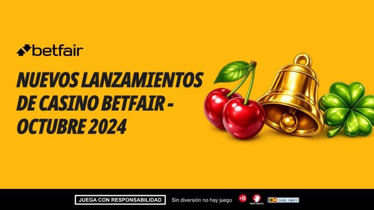 Betfair Casino: Nuevos lanzamientos de juegos en octubre
