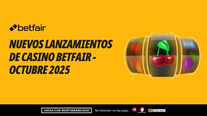 Betfair Casino: Nuevos lanzamientos de juegos en octubre