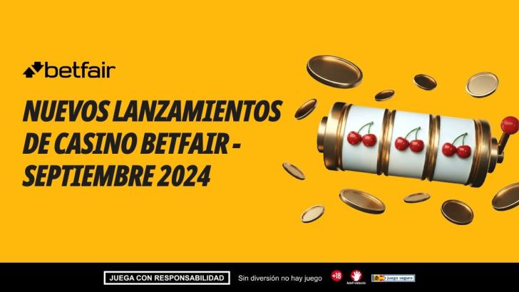 Betfair Casino: Nuevos lanzamientos de juegos en septiembre