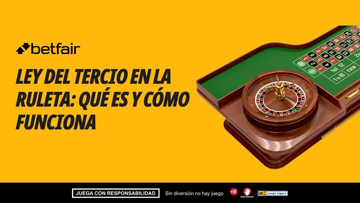 Ley del tercio en la ruleta: qué es y cómo funciona