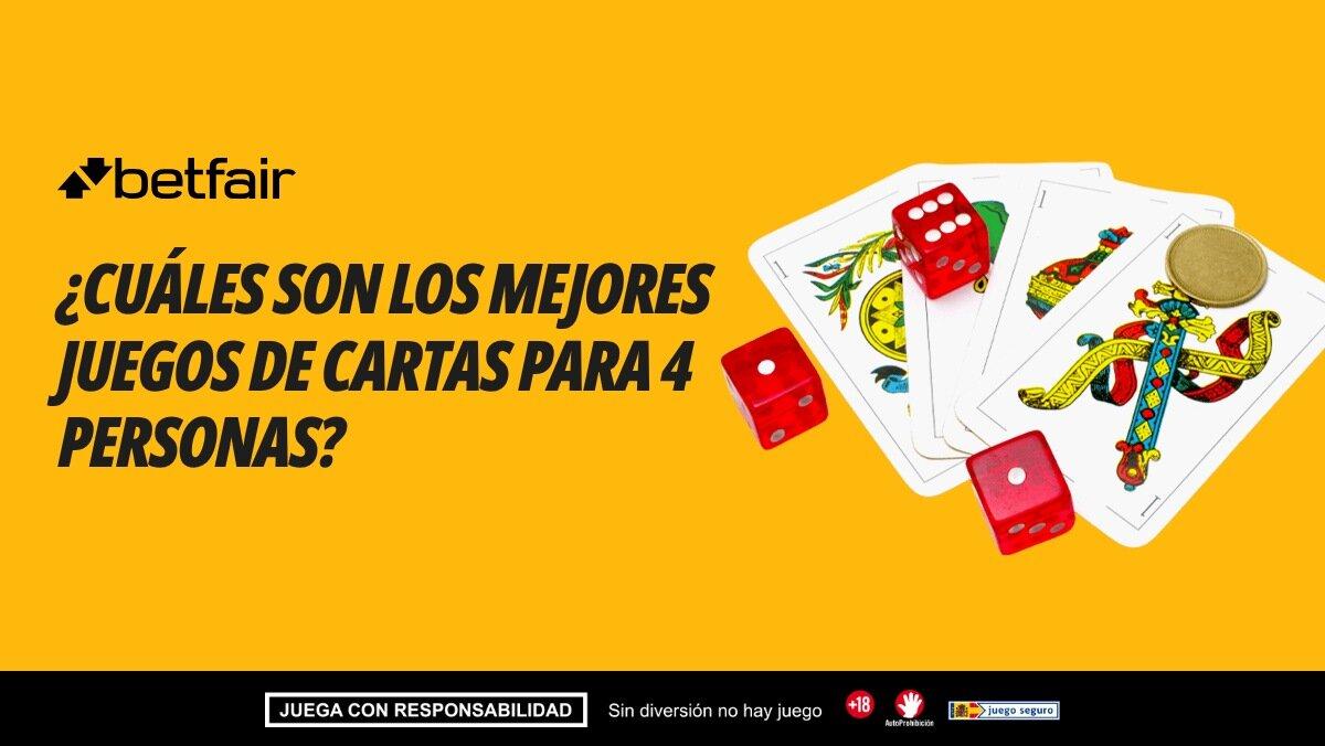¿Cuáles son los mejores juegos de cartas para 4 personas?